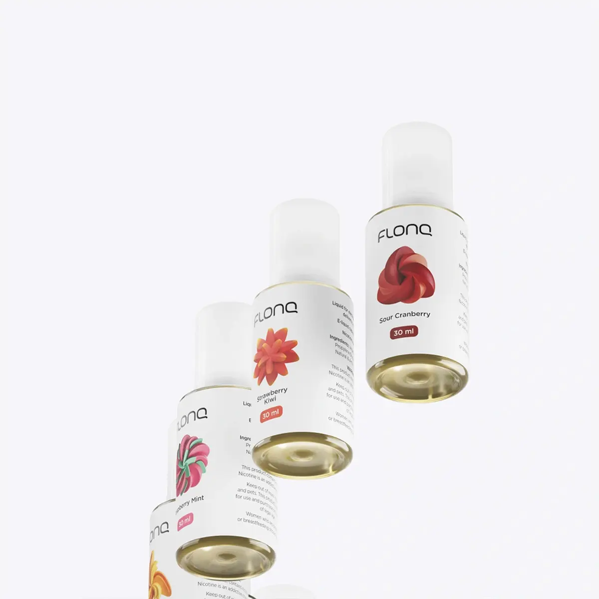 FLONQ 30ml Strawberry Kiwi - obrazek 2